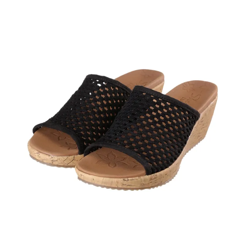 Skechers Beverlee Slide Slippers Women's Black-2