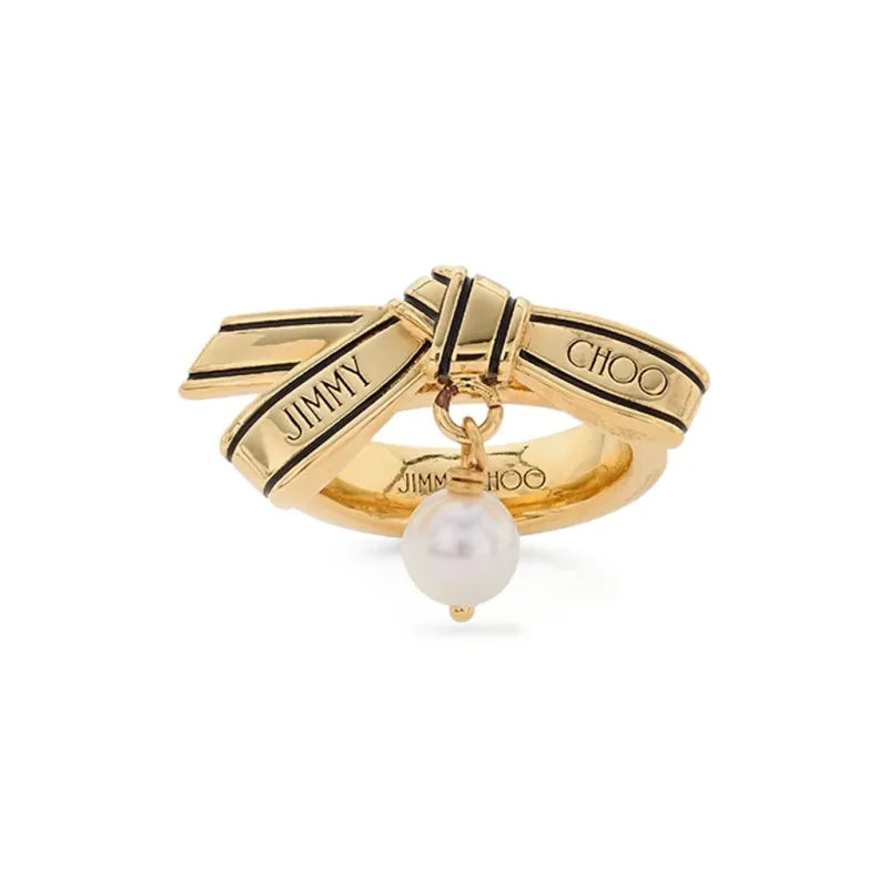 Jimmy Choo Metal Rings Women's Gold-0
