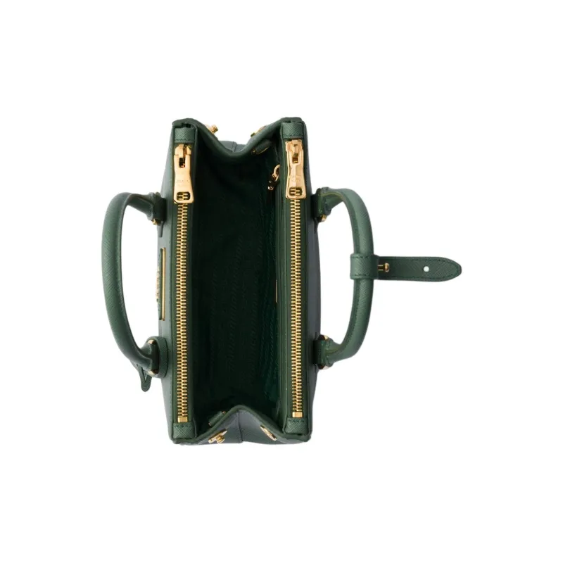 PRADA Saffiano Calfskin Shoulder Bag, Crossbody Bag, Handbag Mini Women's Sage Green-3