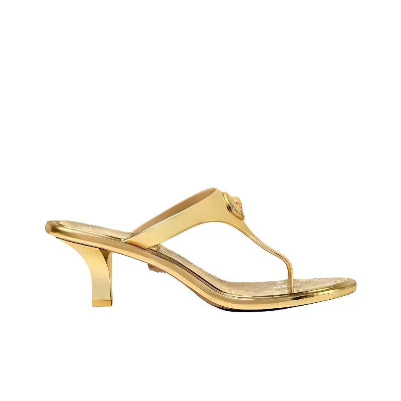 VERSACE Flip Flops 5.5cm Women's Gold-1