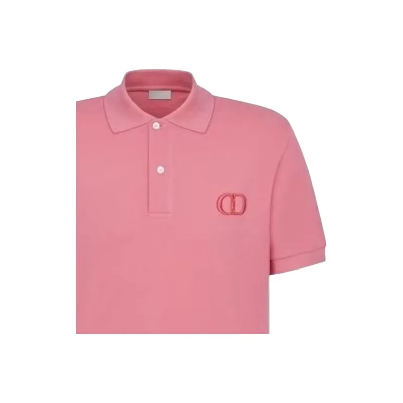 DIOR Polo Shirts Men Pink-1