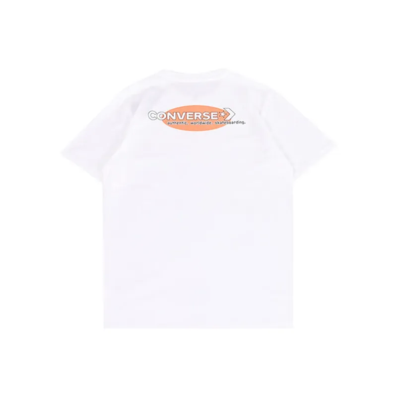 Converse T Shirts Women's White-1