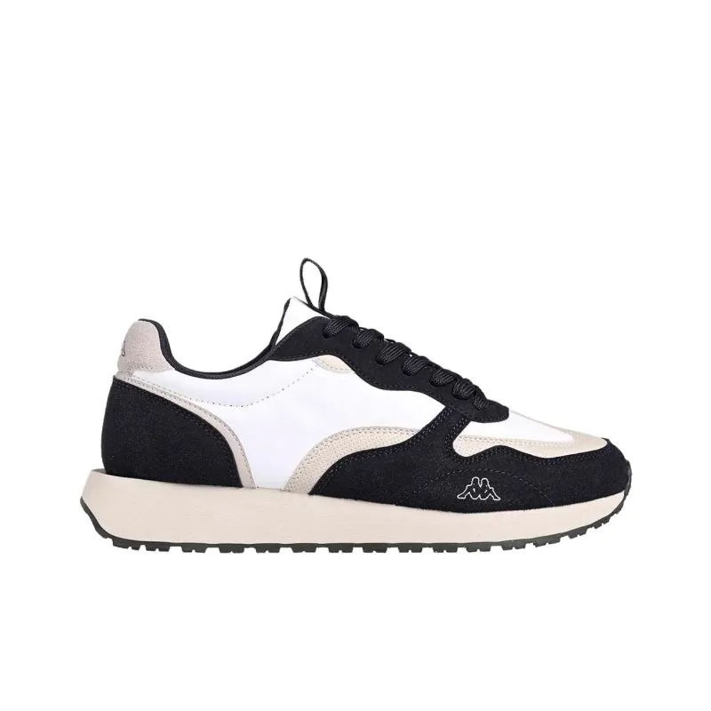 Kappa Arvika Abrasion Resistant Low Top Running Shoes Men's White Black-1