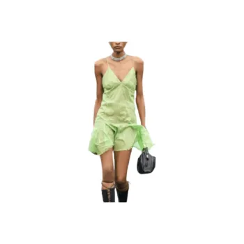 Givenchy Sleeveless Dresses Women's Green