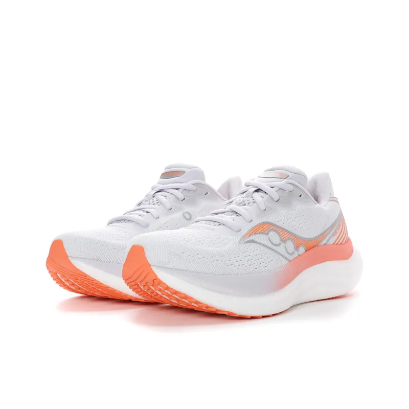 Saucony Anti Slip Wear Resistant Low Top Running Shoes Men's White-2