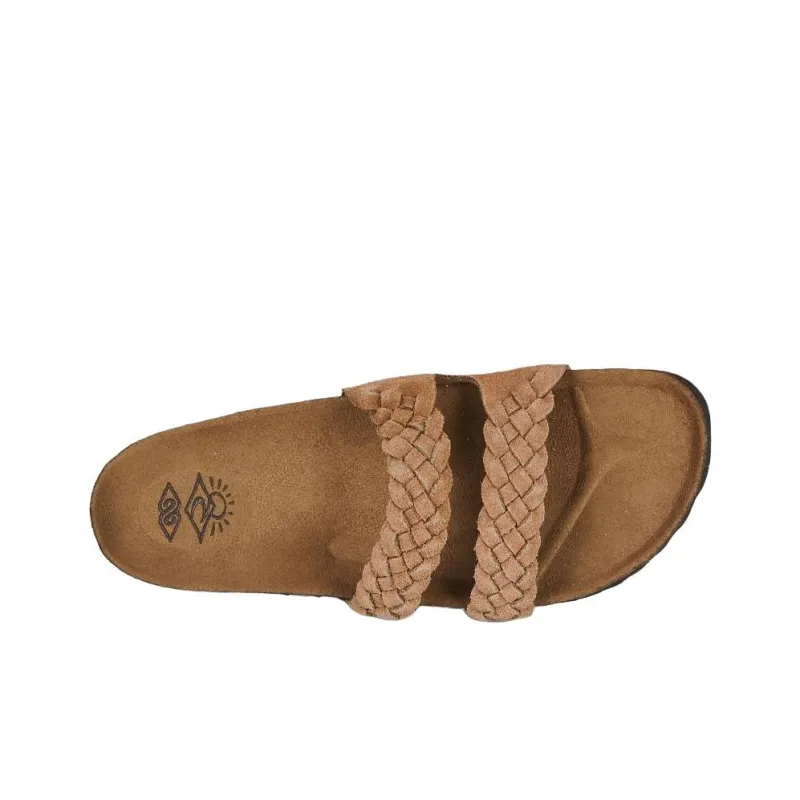 RIP CURL Abrasion Resistant Slide Slippers Women's Brown-5