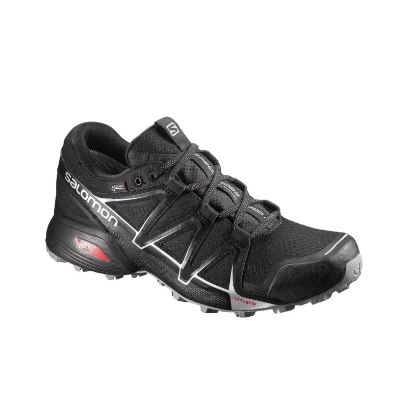 SALOMON Speedcross Vario 2 Abrasion Resistant Low Top Casual Running Shoes Men's Black-1