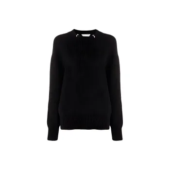 Bottega Veneta Ring Embellished Knit Sweater