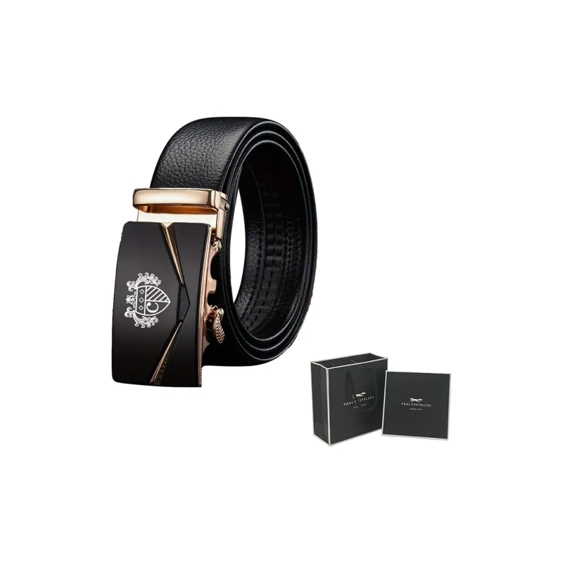 PAUL COSTELLOE Cow Leather Belts Unisex 3.5cm-7