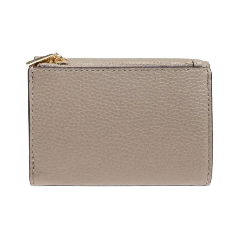 MICHAEL KORS Calfskin Wallet Trumpets Women's Light Gray-2