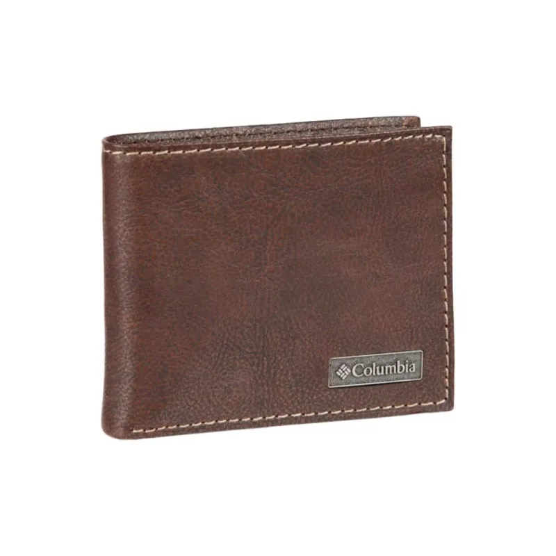 Columbia Genuine Leather Wallet Men's Brown-1