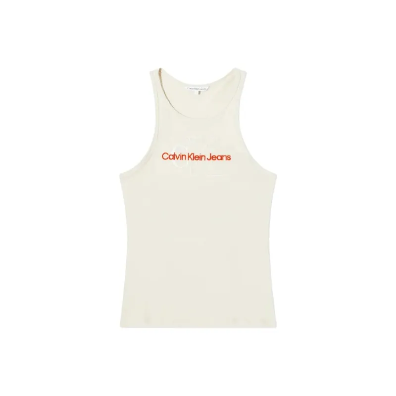 CALVIN KLEIN Tank Top Women's Beige-0