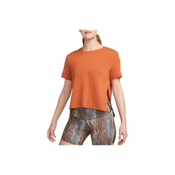 Nike T Shirts Women's Orange