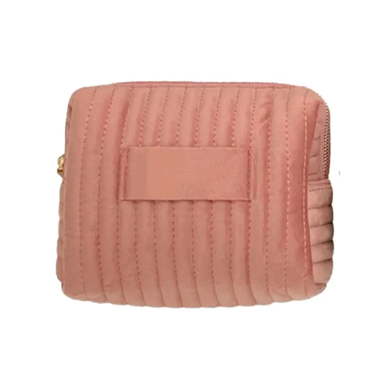 WW 0724 Best Seller Velvet Embroidery Portable Handheld Storage Bag Makeup Bags-6