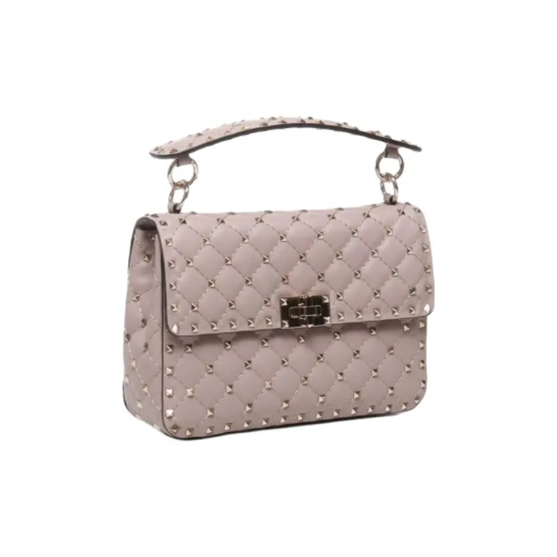 Valentino GARAVANI Sheepskin Handbag Medium Size Women's Nude-1