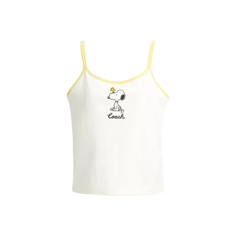 COACH x PEANUTS SS25 Camisole Women's Cream White-0