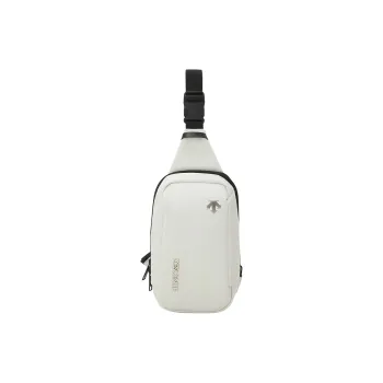 DESCENTE Nylon Sling Bag Trumpets Unisex White