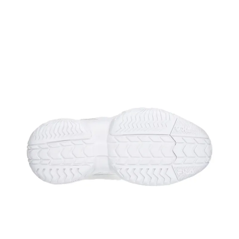 FILA Abrasion Resistant Low Top Casual Shoes Women's White-5