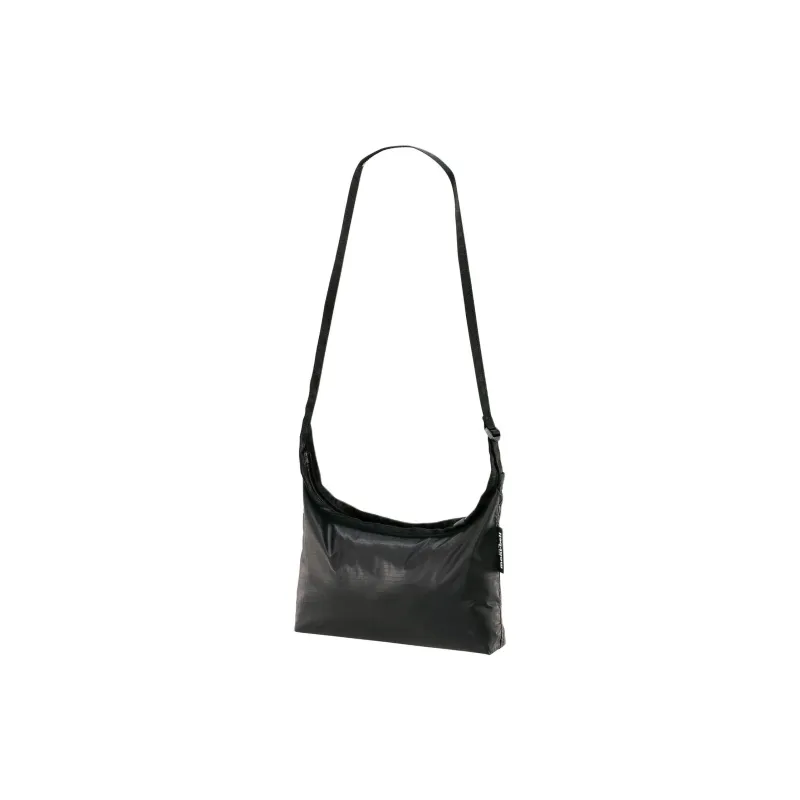 MONTBELL Nylon Crossbody Bag, Shoulder Bag Small Size Unisex Black-0