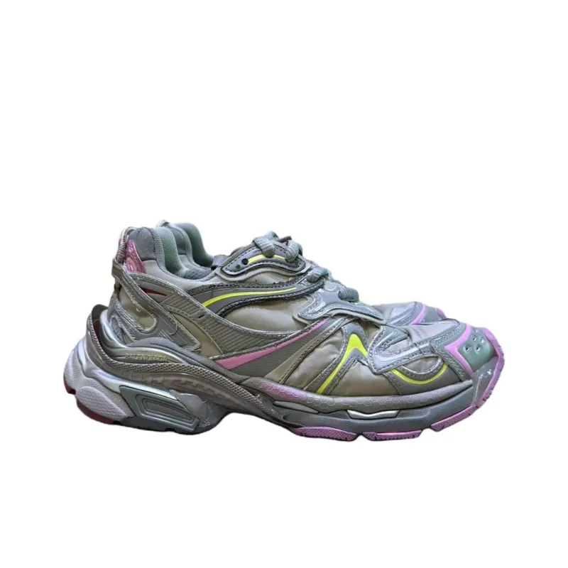 Balenciaga Runner2.0 Low Top Chunky Sneakers Women's Gray-1