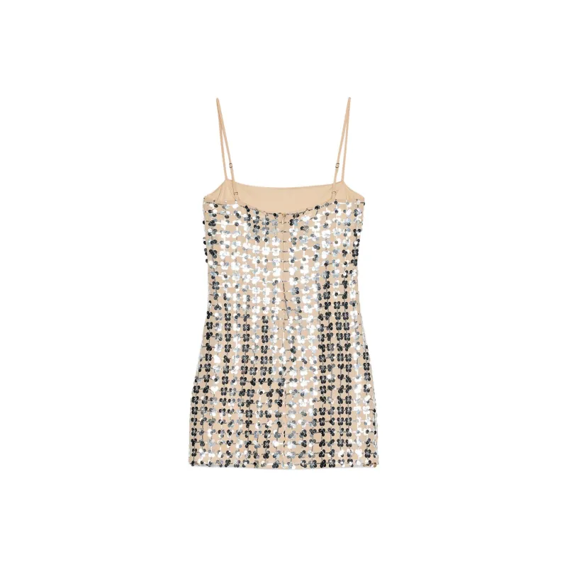 ZARA Slip Dresses Women's Silver-1