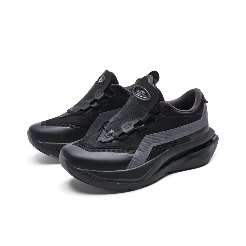 AVIA Sports Life Collection Cushioning Height Increase Low Top Running Shoes Unisex Black-2