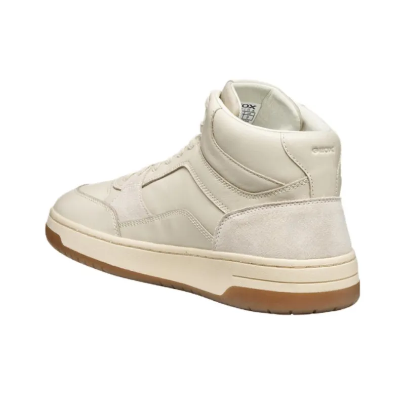 GEOX Sedral Court High Top Skateboard Shoes Men's Beige-4