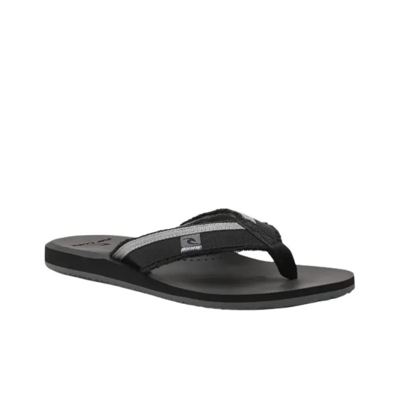 RIP CURL Abrasion Resistant Flip Flops Men's Black-2