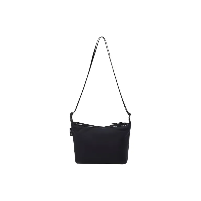 DESCENTE Nylon Crossbody Bag, Shoulder Bag Mini Unisex Black-2