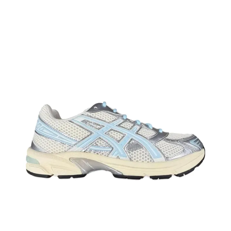 KITH x Asics Gel 1130 Abrasion Resistant Low Top Running Shoes Unisex White Blue-1