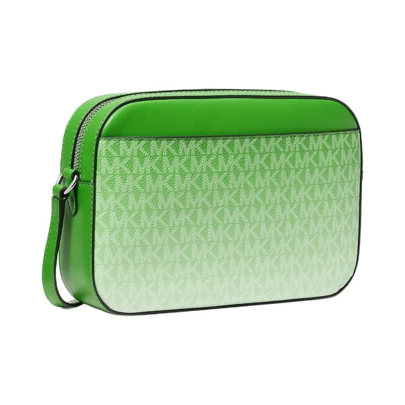 MICHAEL KORS Jet Set Coated Canvas Shoulder Bag Tubas Women's Jungle Green-2