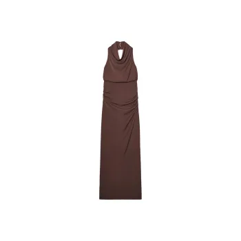 ZARA Sleeveless Dresses Women's Chocolate