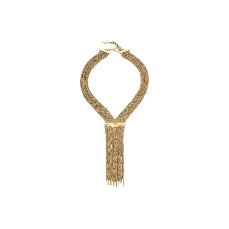 Jimmy Choo Metal Necklaces Women's Gold-0