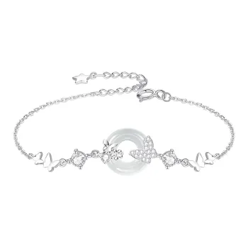 LISM S925 Silver Bracelets Women's