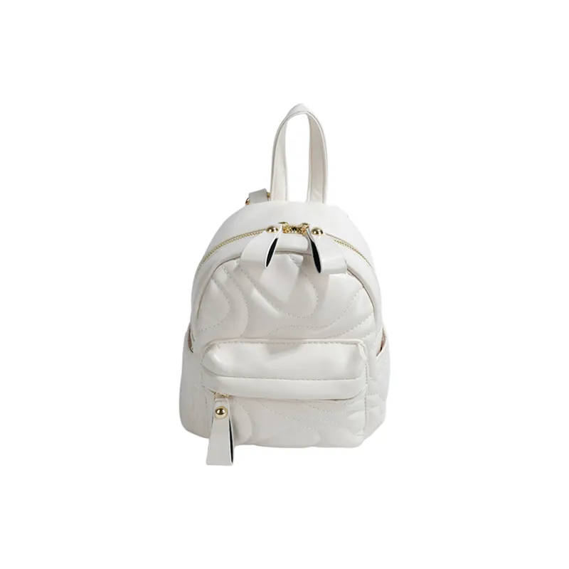 COLINS KEIRS Synthetic Leather Backpack Women's White-0
