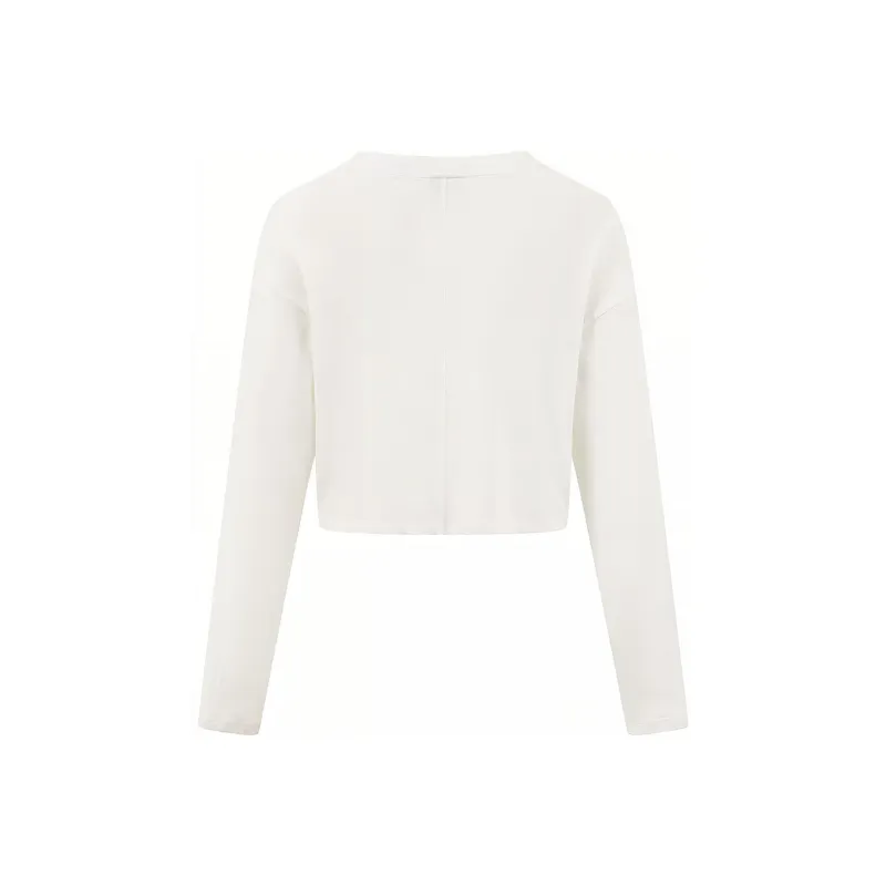 PONY Drop Shoulder Sleeve T Shirt Women's Raw White-1
