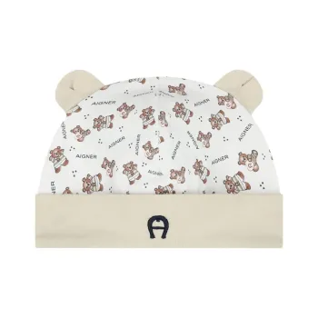 AIGNER Cotton, Elastane Hats & Caps Kids' White
