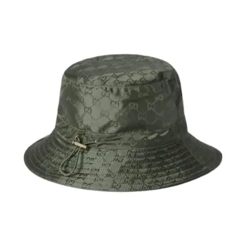 GUCCI Nylon Bucket Hats Women's Green
