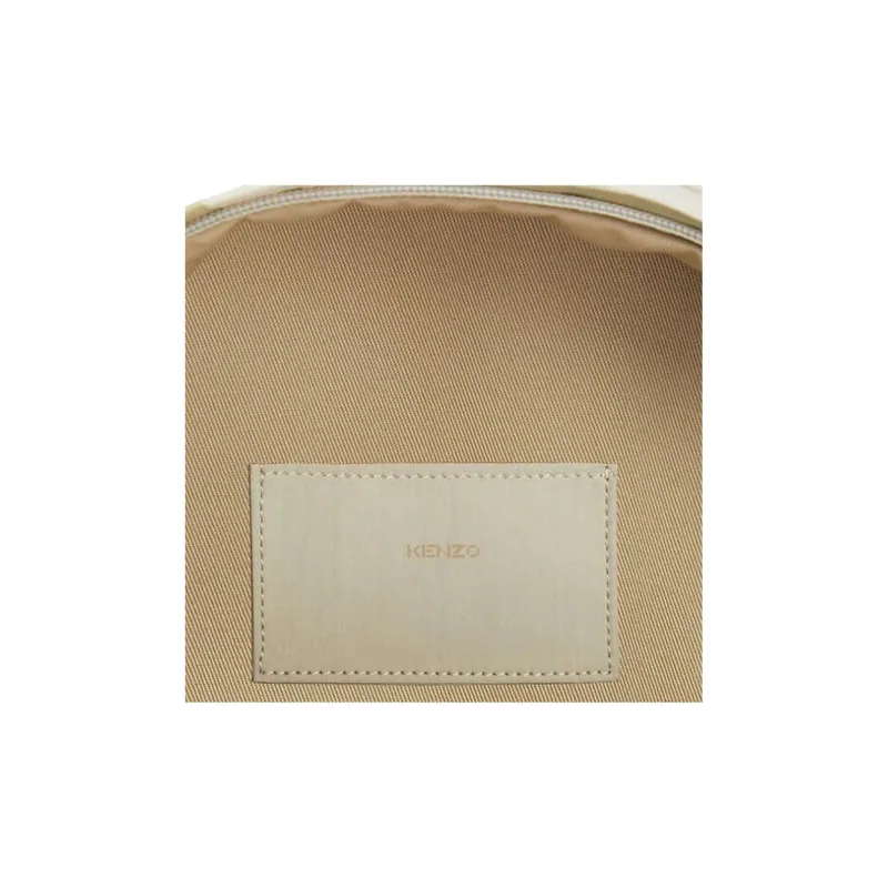KENZO Polyamide Backpack Unisex Ecru-4