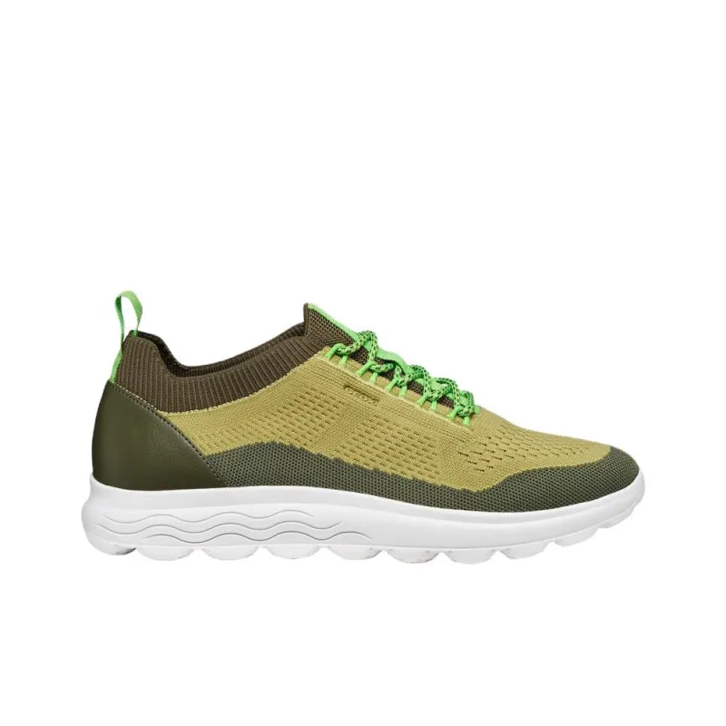 GEOX Spherica Low Top Casual Shoes Men's Green-1