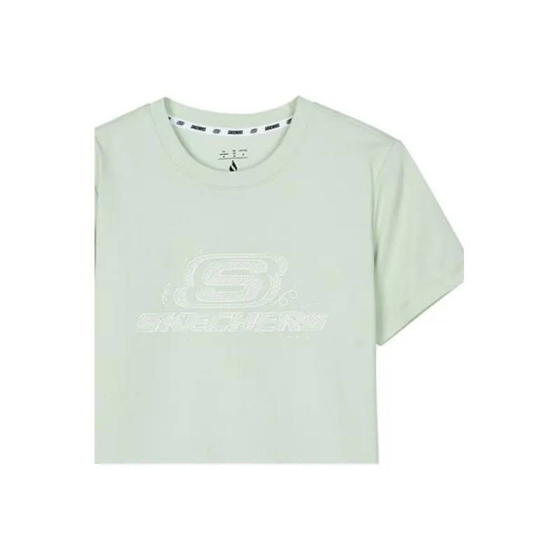 Skechers Sorona Regular T Shirt Women's Lily Green-4