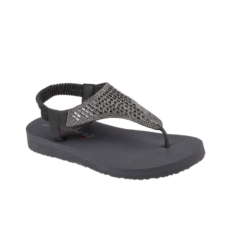 Skechers Meditation Beach Sandals Women's Black-1