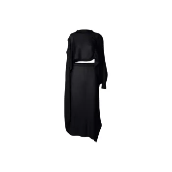 ISSEY MIYAKE Long Sleeved Dresses Women's Black