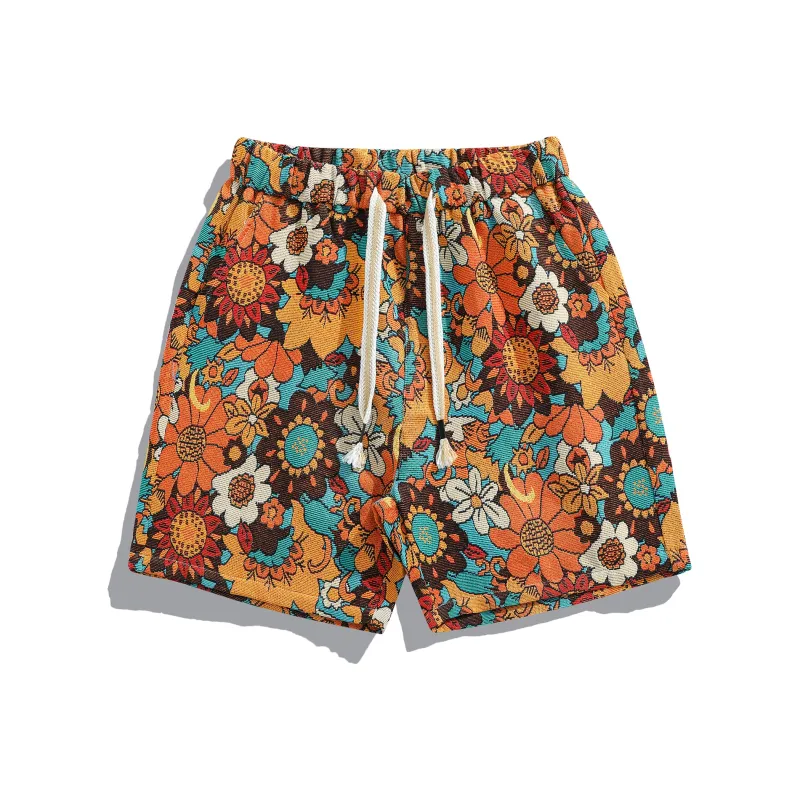 GSUE Casual Shorts Unisex Champagne Apricot-8