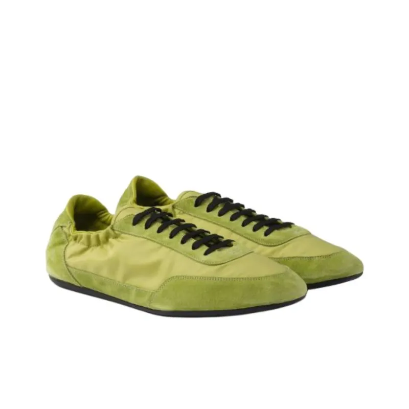 PRADA Re Nylon Low Top Casual Shoes Men's Green-2