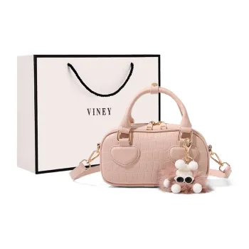 VINEY Synthetic Leather Handbag Regular Women's Multicolor