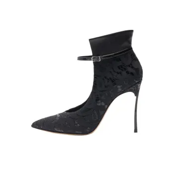 Casadei Liberty Blade Slim Heel High Heels 10cm Women's Black