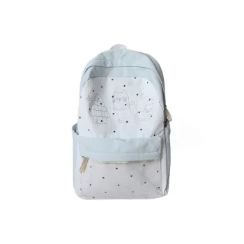 PULEWEI Nylon Backpack Unisex Multicolor