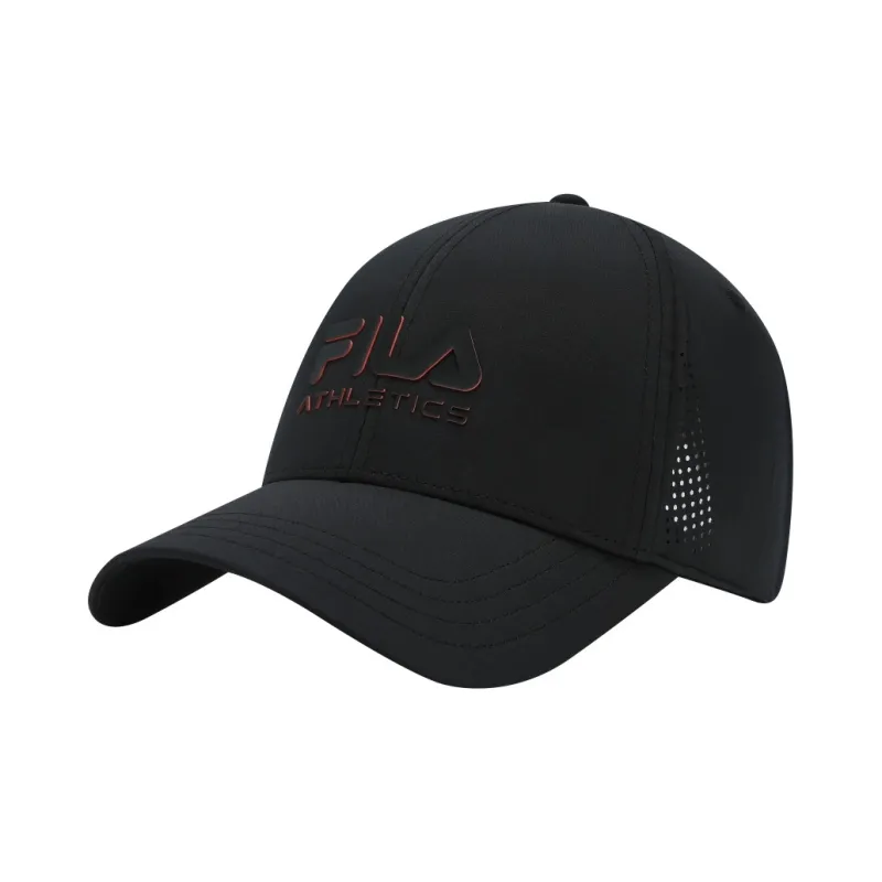 FILA Athletics Polyester Baseball Caps Men's Jet Black-2