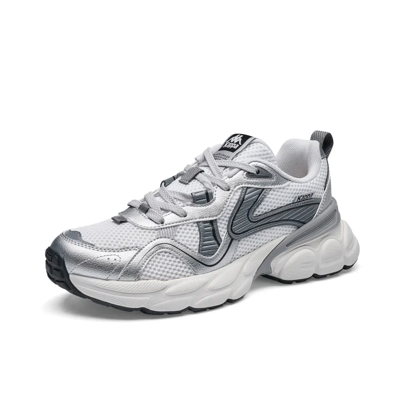 Kappa Shock Absorbers Low Top Running Shoes Unisex Silver Gray-2